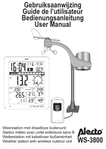 Manual Alecto WS-3800 Weather Station
