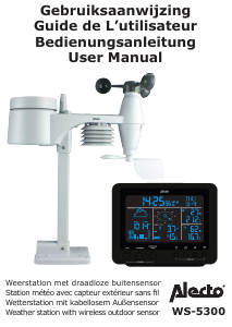 Bedienungsanleitung Alecto WS-5300 Wetterstation