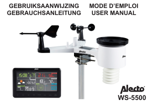 Manual Alecto WS-5500 Weather Station