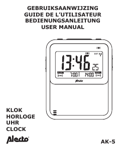 Manual Alecto AK-5 Alarm Clock Radio