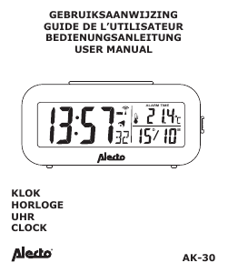 Manual Alecto AK-30 Alarm Clock Radio