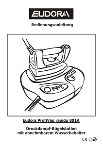 Bedienungsanleitung Eudora ProfiVap rapido 801A Bügeleisen