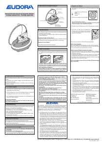 Bedienungsanleitung Eudora ProfiVap rapido 615 Bügeleisen