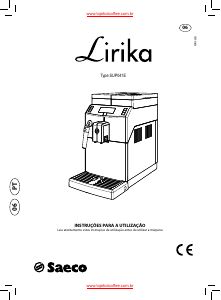 Manual Saeco SUP041E Lirika Máquina de café expresso