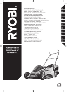 Vadovas Ryobi RLM36B46L Vejapjovė