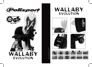 Bruksanvisning Polisport Wallaby Evolution Cykelsit