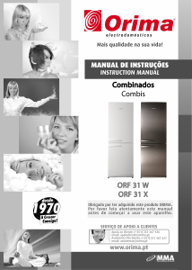 Manual Orima ORF 31 W Frigorífico combinado