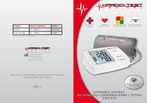 Instrukcja Kardio-Test TMA-870 Ciśnieniomierz