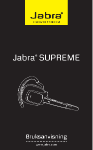 Bruksanvisning Jabra Supreme Headset