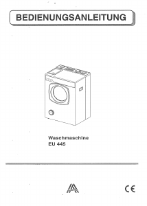 Bedienungsanleitung Eudora EU 445 Waschmaschine