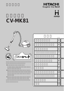 説明書 日立 CV-MK81 掃除機