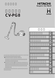 説明書 日立 CV-PG8 掃除機