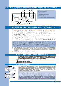 Bedienungsanleitung Eudora WA 855 Waschmaschine