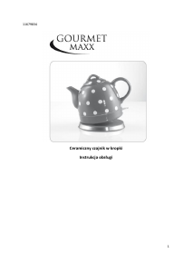 Instrukcja Gourmet Maxx 11679834 Czajnik