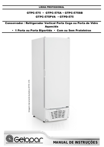 Manual Gelopar GTPD-575 Frigorífico