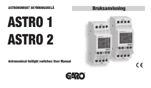 Manual GARO Astro 2 Time Switch