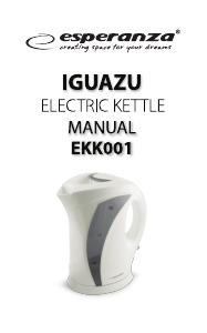 Manual Esperanza EKK001 Kettle