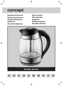 Manual Concept RK 4060 Kettle