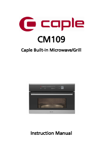 Manual Caple Sense CM109 Microwave