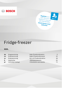 Brugsanvisning Bosch KGN36NW30 Køle-fryseskab