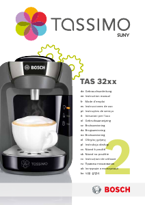 Manual de uso Bosch TAS3205GB Máquina de café