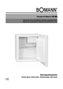 Manual Bomann KB 389 Refrigerator