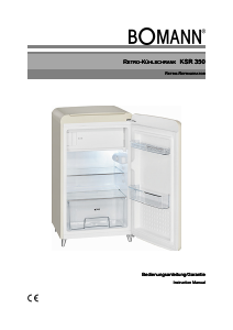 Manual Bomann KSR 350 Refrigerator