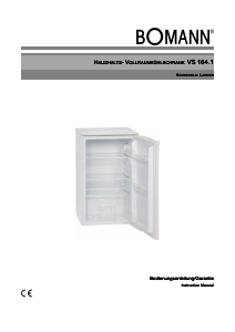 Bedienungsanleitung Bomann VS 164.1 Kühlschrank