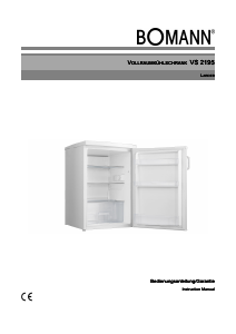 Bedienungsanleitung Bomann VS 2195 Kühlschrank