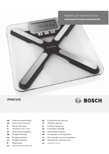 Használati útmutató Bosch PPW7170 AxxenceAnalysis Graphic Mérleg