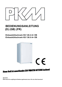 Manual PKM KS 120.4 Refrigerator