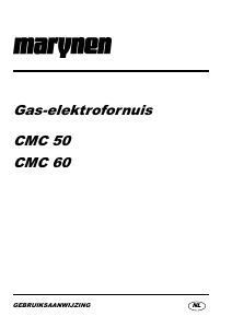 Handleiding Marijnen CMC 50 Fornuis