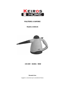 Manuale Keiros Home 121852.01 Pulitore a vapore