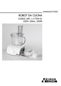 Manuale Keiros Home 117709.01 Robot da cucina