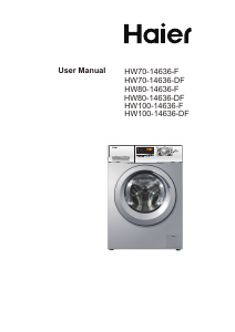 Manual Haier HW70-14636S Washing Machine