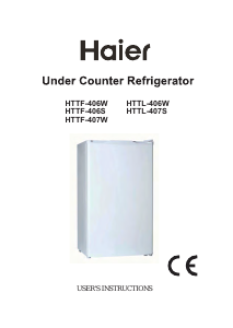 Manual Haier HTTF-407W Refrigerator