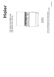 Manual de uso Haier KGG93M2-D1 Cocina