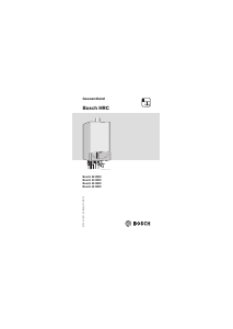 Handleiding Bosch 26 HRC CV-ketel