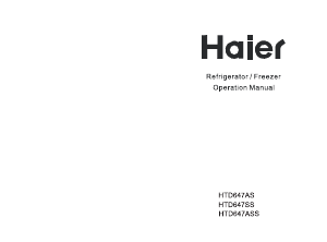 Manual Haier HB21FWRSS Fridge-Freezer