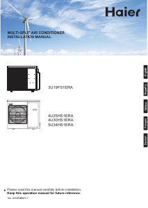 Bedienungsanleitung Haier 4U30HS1ERA Klimagerät