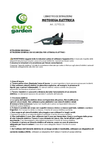 Manuale Eurogarden 117701.01 Motosega