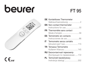 Manual de uso Beurer FT 95 Termómetro