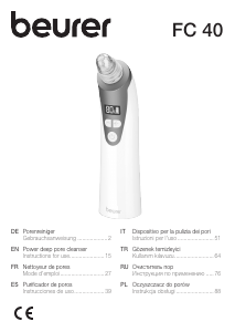Manual de uso Beurer FC 40 Cepillo de limpieza facial