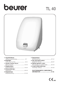 Instrukcja Beurer TL 40 Lampa światła dziennego