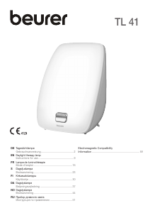 Bedienungsanleitung Beurer TL 41 Tageslichtlampe