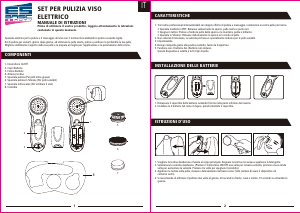 Manuale Basic Beauty 131782.01 Spazzola per la pulizia del viso