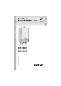 Handleiding Bosch 28 HRS Top CV-ketel