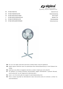 Manuale Alpina SF 5002 Ventilatore