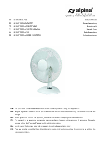 Manuale Alpina SF 5003 Ventilatore