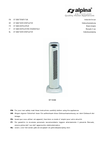 Mode d’emploi Alpina SF 5006 Breeze Ventilateur